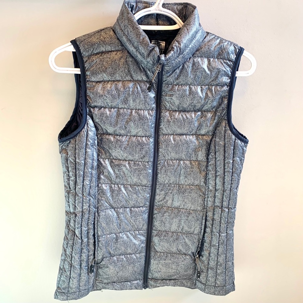 Blue Lightweight Puffer Vest Size S